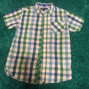 Boys Plaid Tommy Hilfiger shirt